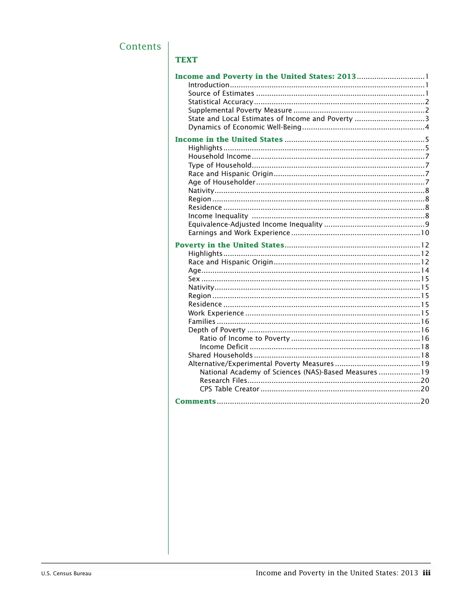 Income and Poverty in the United States, Page 5