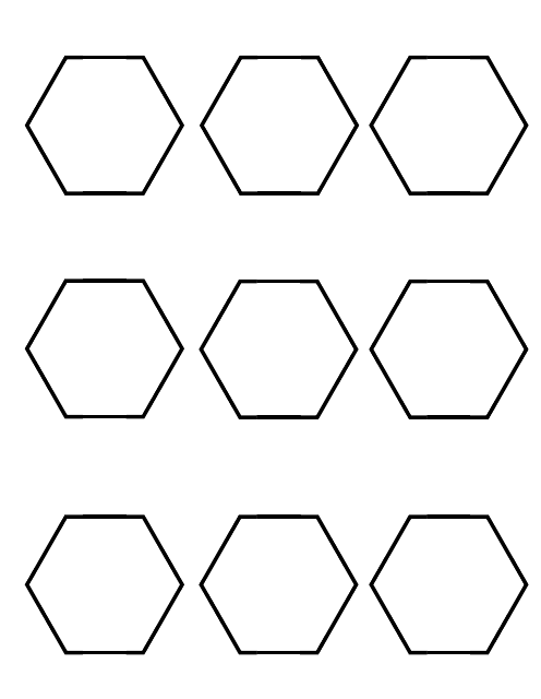 Hexagon Gift Tag Templates