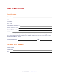 Document preview: Parent Permission Form - Best Attendance
