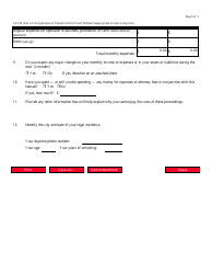 Form AO239 Application to Proceed in District Court Without Prepaying Fees or Costs (Long Form), Page 5
