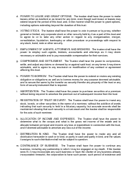 Trust Agreement Template, Page 3