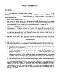 Document preview: Trust Agreement Template