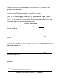 Power of Attorney Form - Mississippi, Page 3