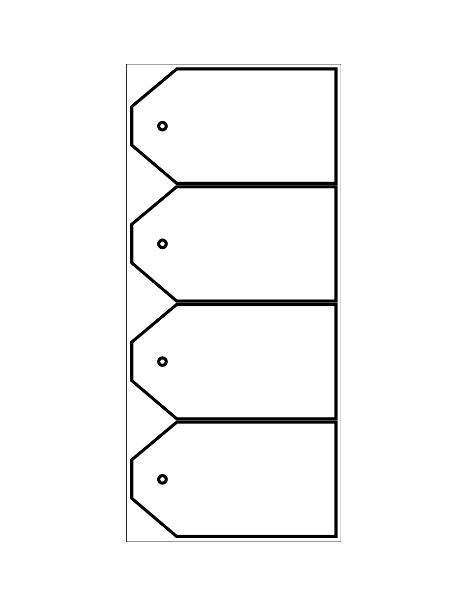 Blank Hang Tag Template Download Printable PDF Templateroller