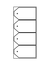 Blank Hang Tag Template Download Printable PDF | Templateroller