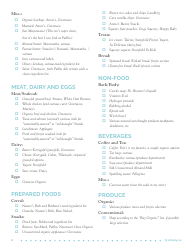 &quot;Shopping List Template - Real Food Publix&quot;, Page 2