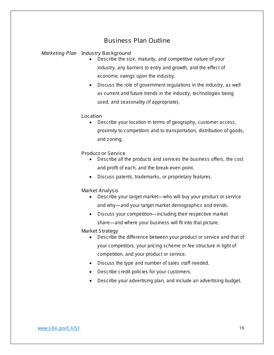 Small Business Start-Up Guide for Northern California, Page 19