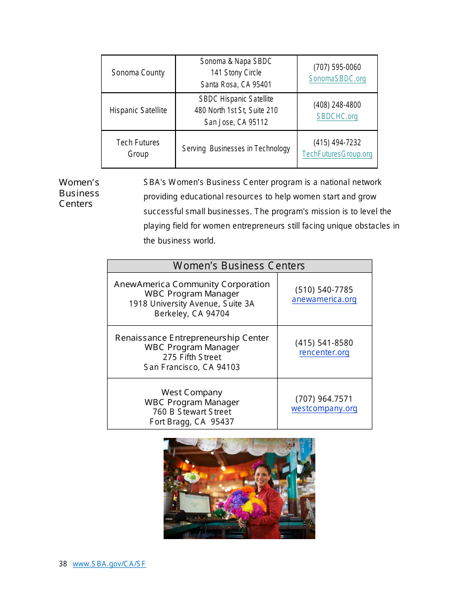 Small Business Start-Up Guide for Northern California, Page 38