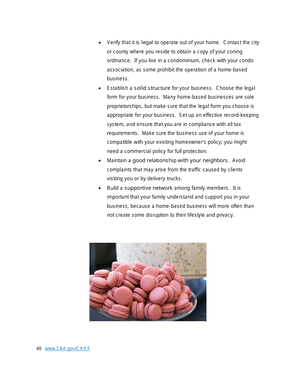 Small Business Start-Up Guide for Northern California, Page 40