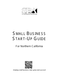 Document preview: Small Business Start-Up Guide for Northern California