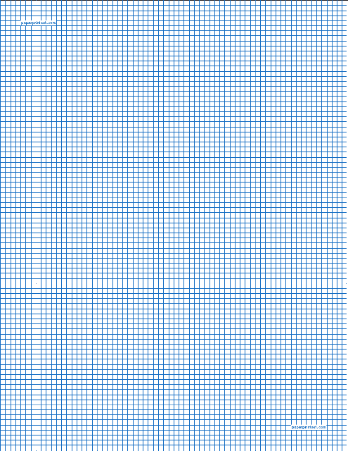 Blue 1/8 Inch Graph Paper Template Download Pdf