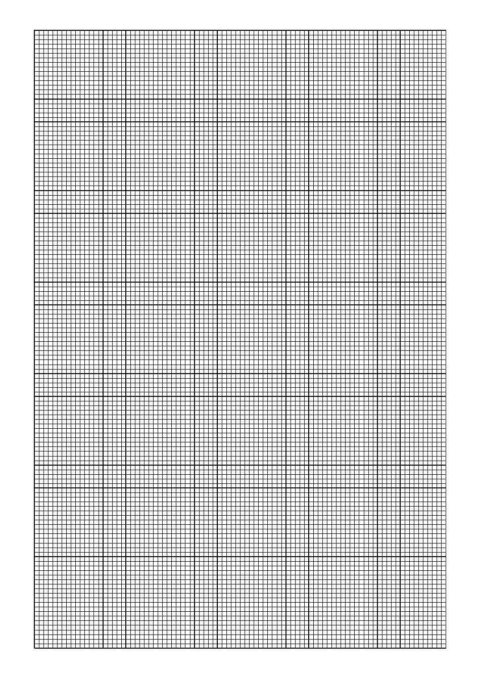 Black 2mm with 1cm Bold Graph Paper Template - A high-quality black graph paper template with a thickness of 2mm and bold 1cm grid pattern.