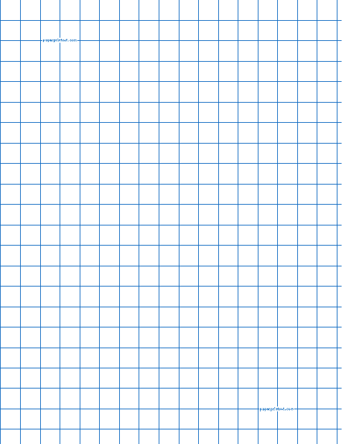 Blue 1 2 Inch Graph Paper Template Download Printable PDF Templateroller