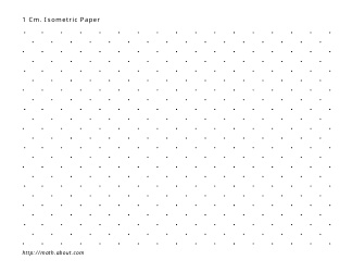 Document preview: Black Isometric 1 Cm Dot Paper Template