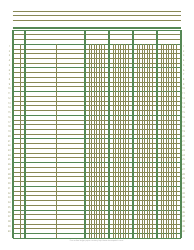 4-column Ledger Paper Download Printable PDF | Templateroller