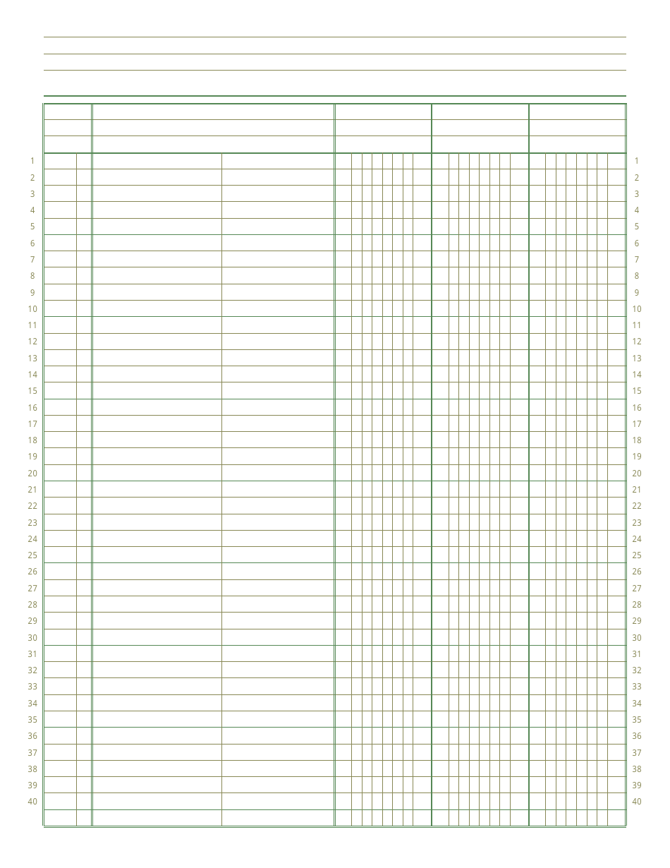 Free Accounting Paper Printable