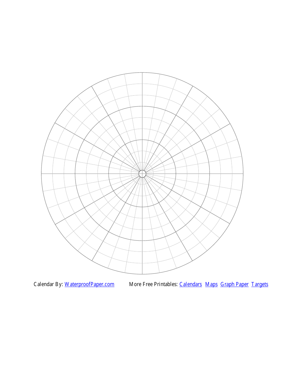 Polar Graph Paper Black and Grey Download Printable PDF Templateroller