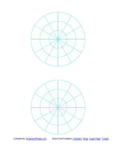 Polar Graph Paper - Two