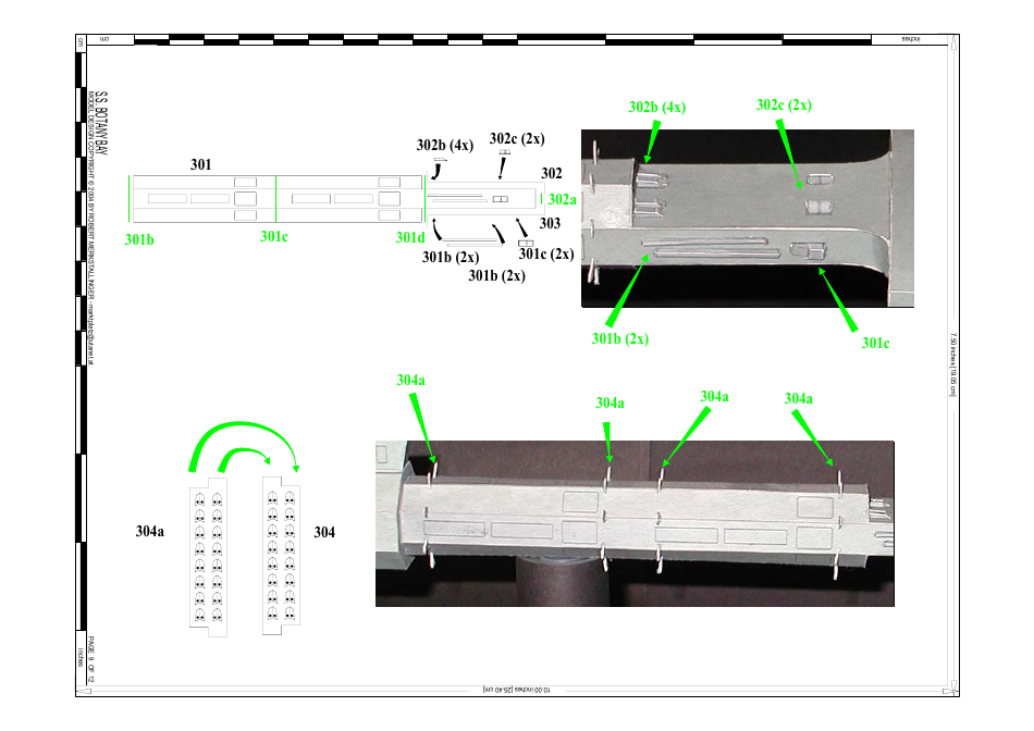 Dy-100 S.s. Botany Bay Paper Model Template, Page 10
