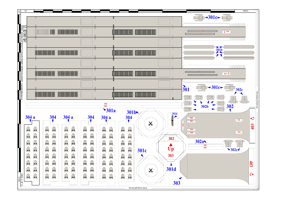 Dy-100 S.s. Botany Bay Paper Model Template, Page 4