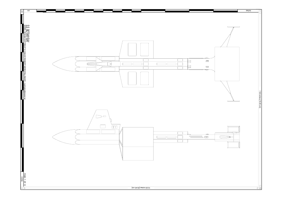 Dy-100 S.s. Botany Bay Paper Model Template, Page 8