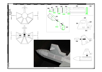 Dy-100 S.s. Botany Bay Paper Model Template, Page 9