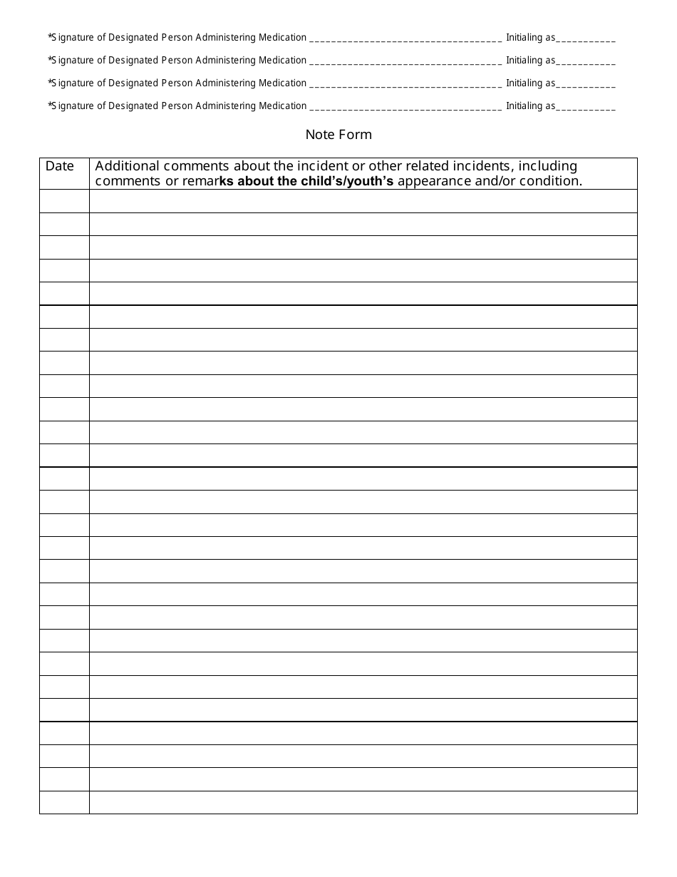 Form CCL.027 Authorization for Dispensing Medications to Children and Youth Long-Term Medications (Prescription and Non-prescription) - Kansas, Page 2