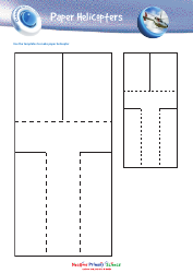 Paper Helicopter Activity Sheets and Templates for 1-st - 6-th Class, Page 3