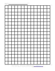 Document preview: 1/2 Inch Graph Paper Template