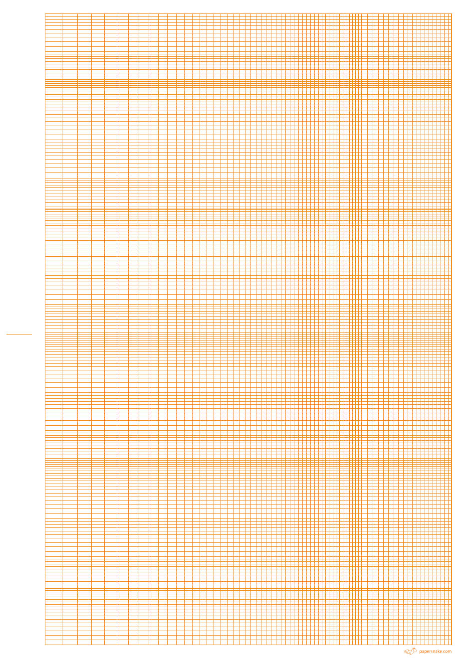 orange logarithmic graph paper template 5 decades download printable pdf templateroller