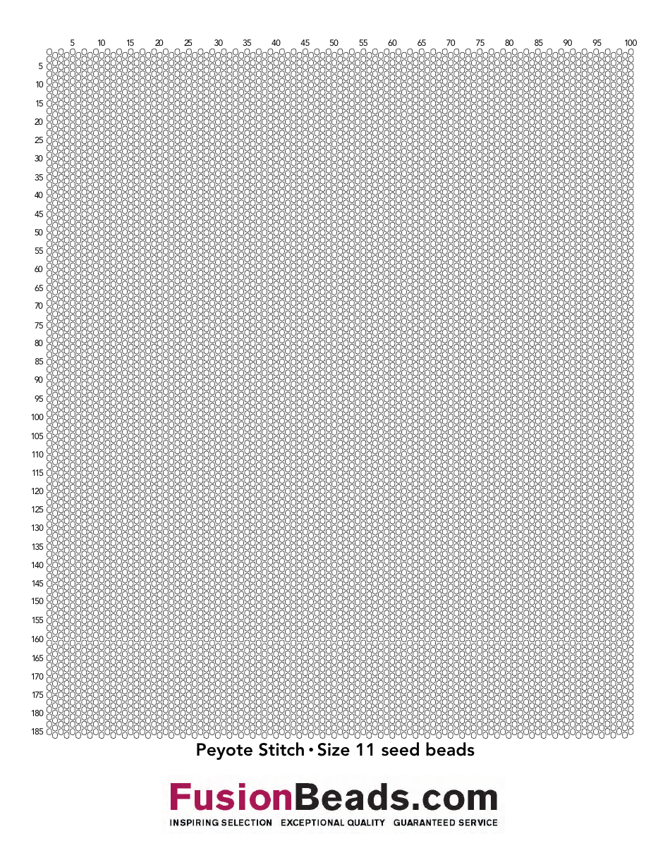 black peyote stitch graph paper template size 11 seed beads download printable pdf templateroller