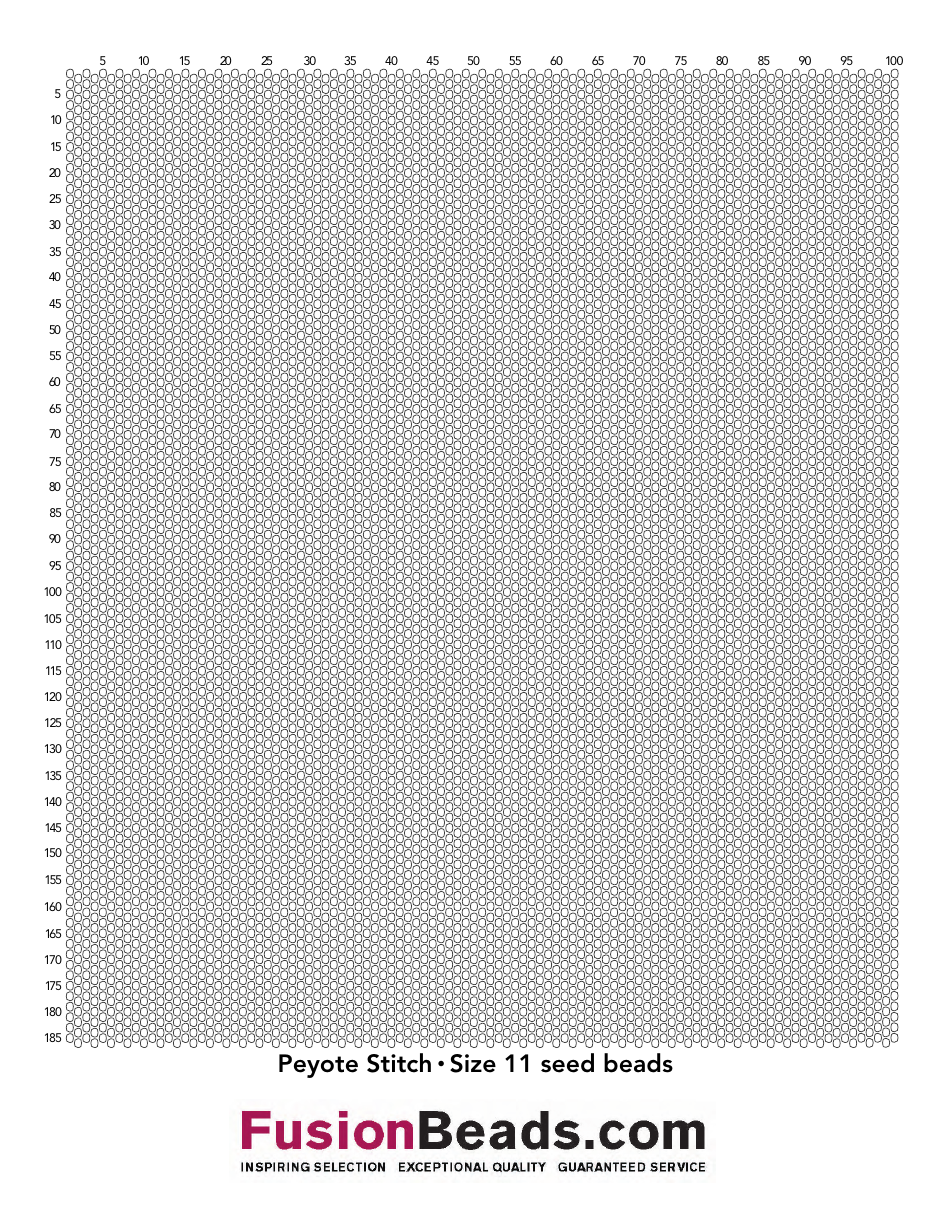 Free Printable Peyote Stitch Graph Paper Free Printable Paper