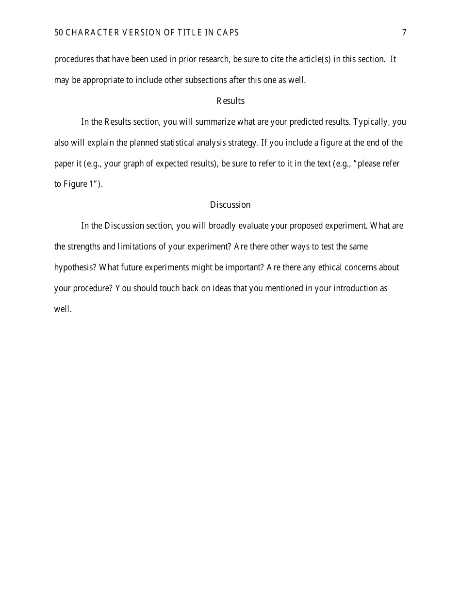 Sample Model Apa Research Proposal, Page 7