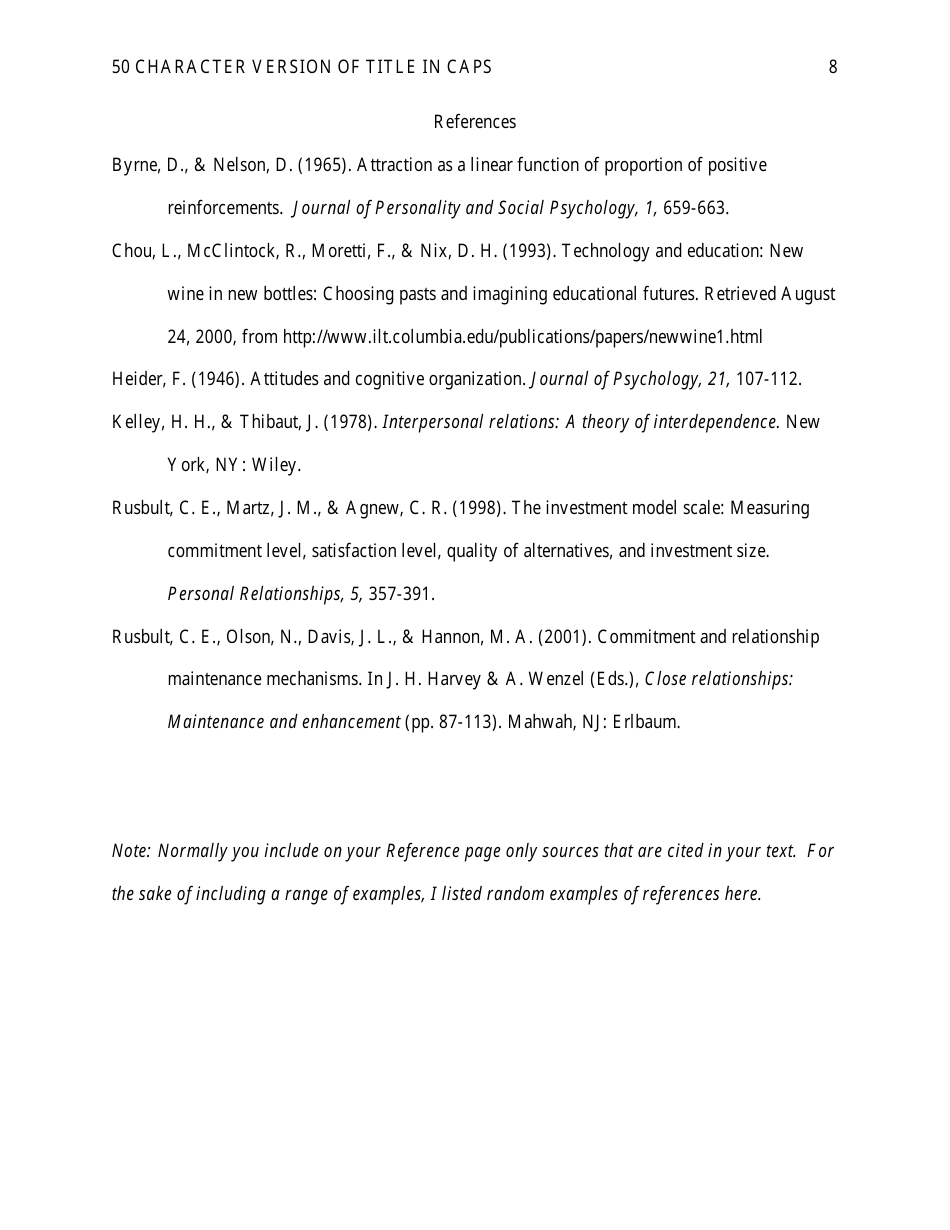 Sample Model Apa Research Proposal, Page 8