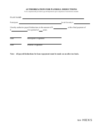&quot;Loan Application Form - Nh Hicks&quot;, Page 2