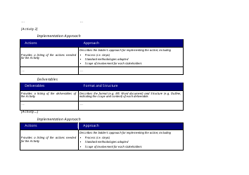 &quot;Technical and Financial Proposal Template&quot;, Page 2
