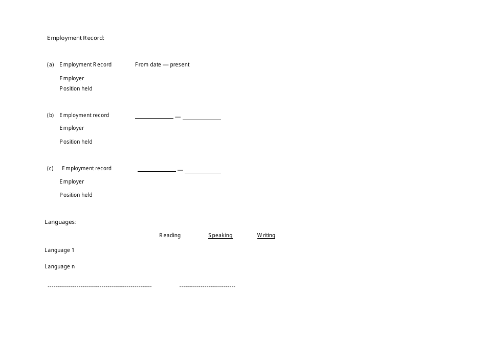 Technical and Financial Proposal Template, Page 5