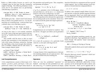 Haskell Cheat Sheet, Page 10