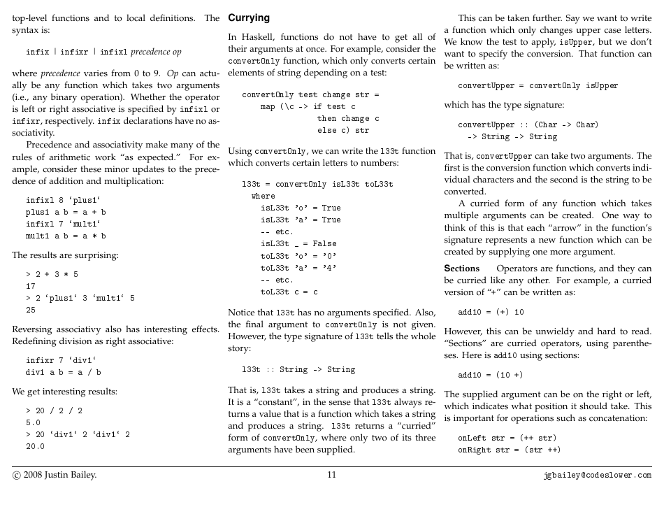 Haskell Cheat Sheet Download Printable PDF | Templateroller