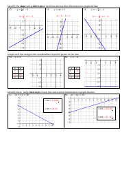 Functions and Linear Modeling Worksheet With Answer Key, Page 4
