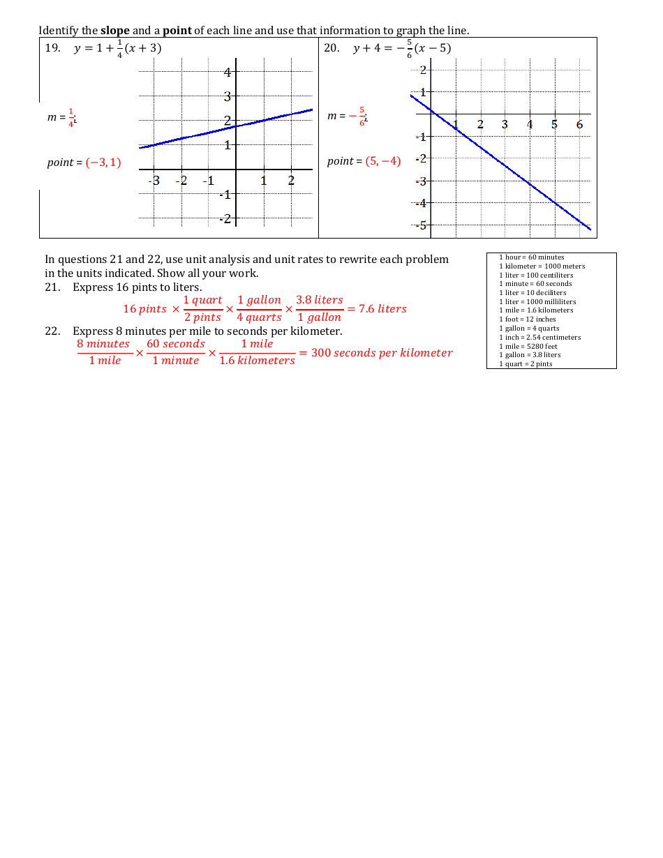 Functions and Linear Modeling Worksheet With Answer Key Download ...