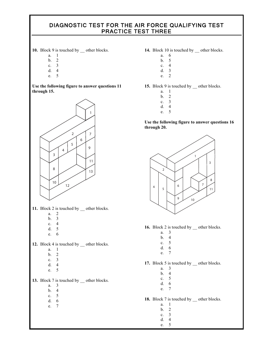 Diagnostic Test for the Air Force Qualifying Test, Page 14