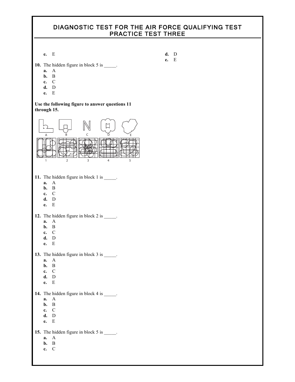 Diagnostic Test for the Air Force Qualifying Test, Page 27