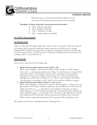 Naming Chemical Compounds Worksheet - Germanna Community College, Page 4