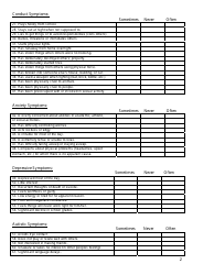 Child&#039;s Evaluation Form (Age 6-12 Years Old) - Nv Mental Health, Page 2