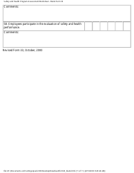 Form 33 Safety and Health Program Assessment Worksheet - California, Page 11