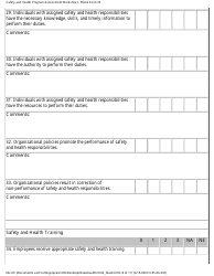 Form 33 Safety and Health Program Assessment Worksheet - California, Page 6
