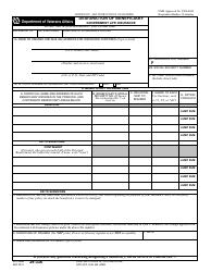 VA Form 29336 Designation of Beneficiary
