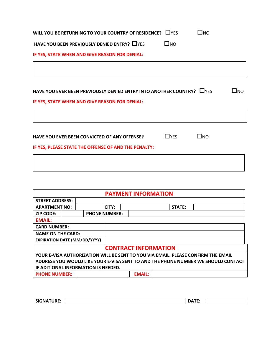 Turkish E Visa Application Form Fill Out Sign Online And Download   Page 2 Thumb 950 