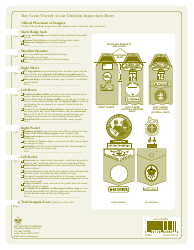 Boy Scout/Varsity Scout Uniform Inspection Sheet - Boy Scouts of America - Texas, Page 2